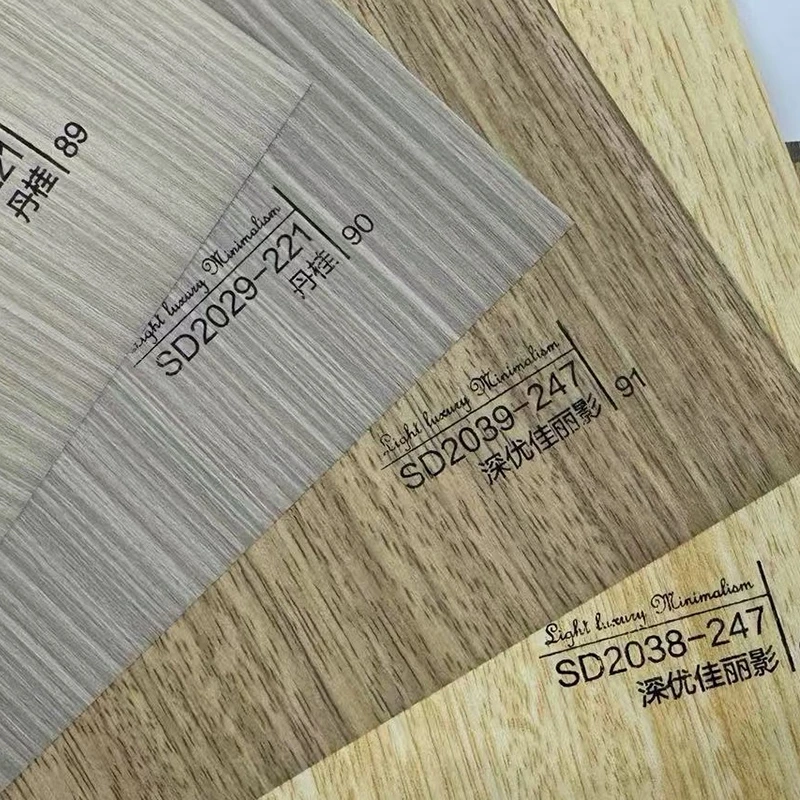3D Wood Grain Textured Film